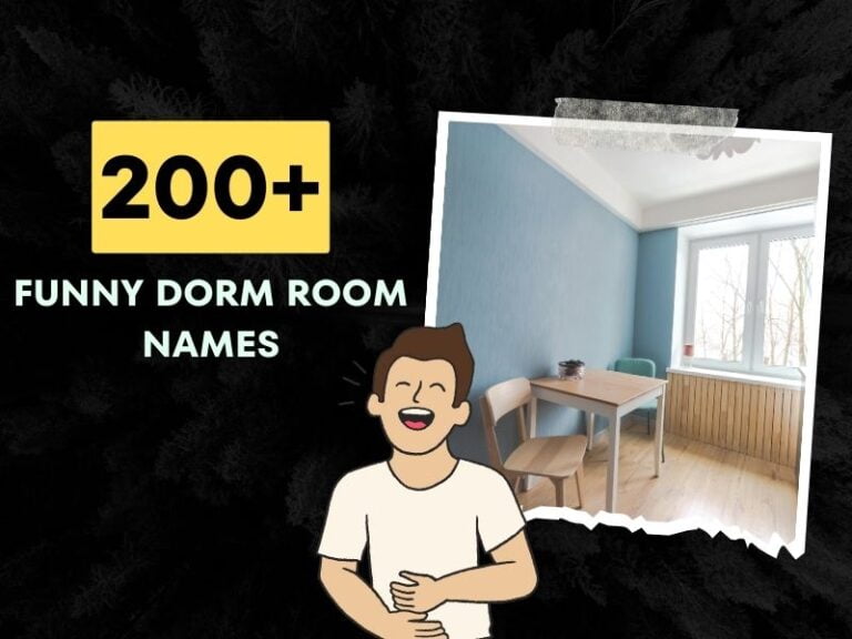 Funny Dorm Room Names Ideas