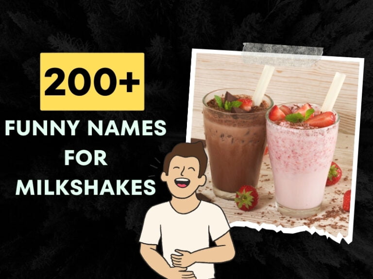 Funny Names For Milkshakes